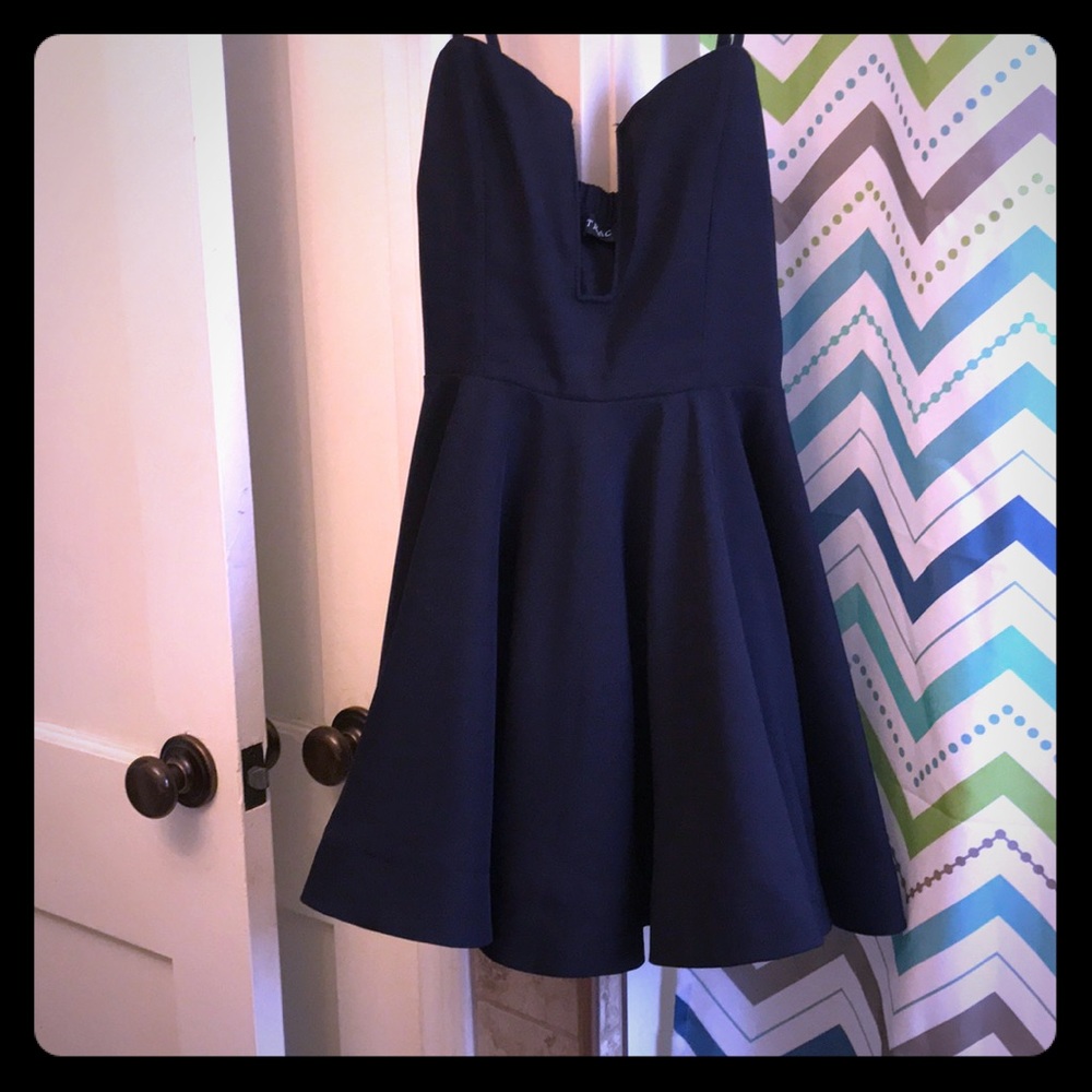 Navy blue dress